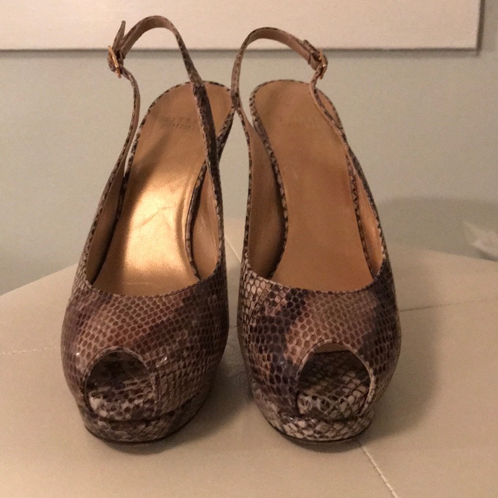 Statement Heels In Snake - image 2